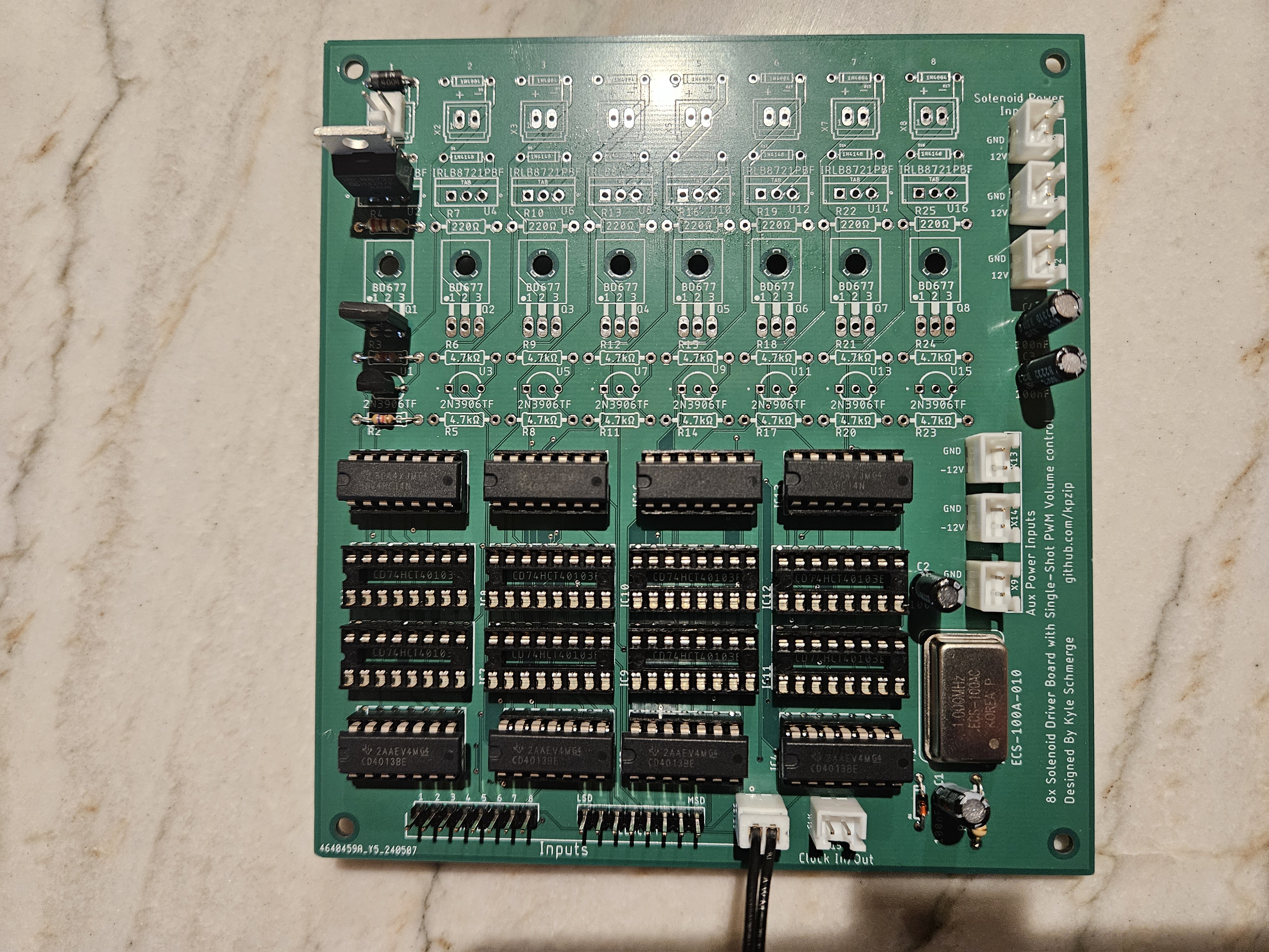 Solenoid Driver for Player Piano